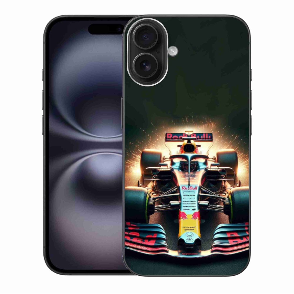 Gélový kryt mmCase na iPhone 16 Plus - formula 3