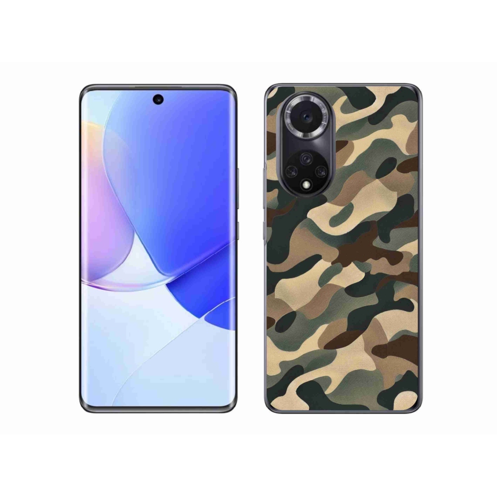 Gélový kryt mmCase na Huawei Nova 9 - maskáčový vzor 11