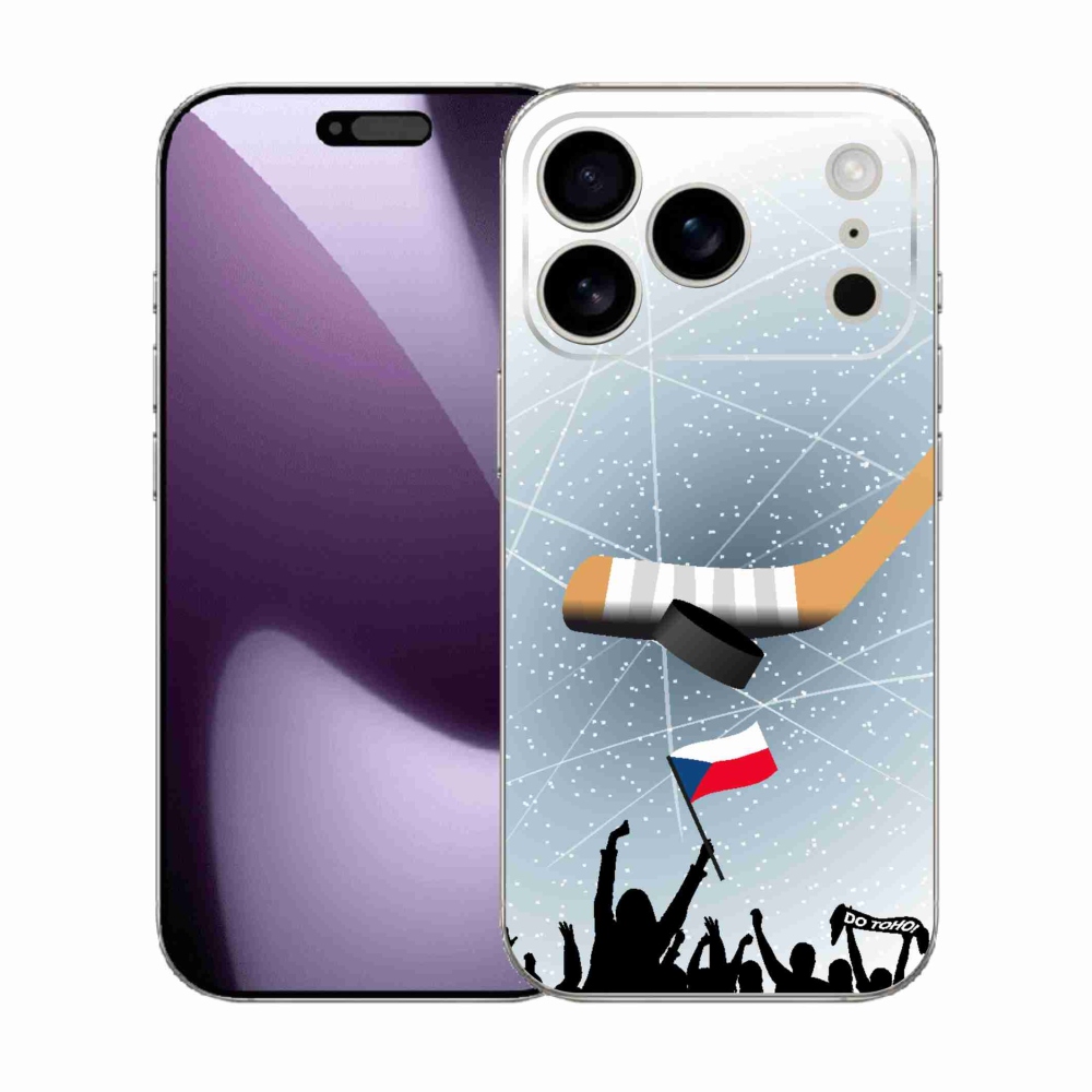 Gélový kryt mmCase na iPhone 17 Pro - fanúšikovia hokeja
