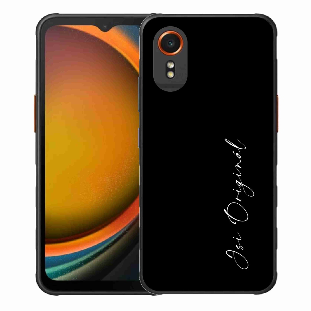 Gélový kryt mmCase na Samsung Galaxy Xcover 7 - si originál čierne pozadie