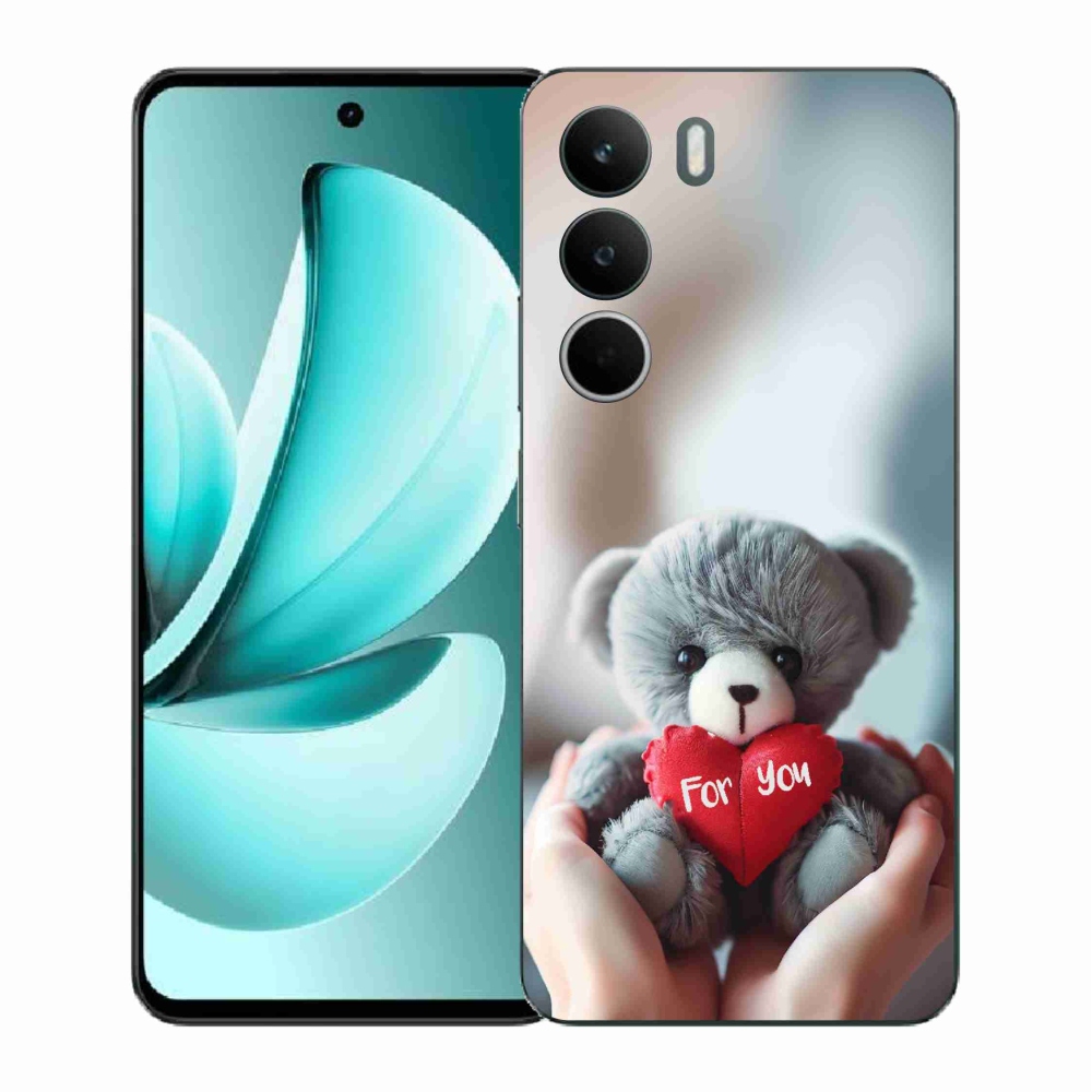 Gélový kryt mmCase na Realme C71 - medvedík pre zamilovaných