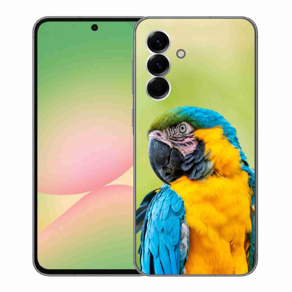 Gélový kryt mmCase na Samsung Galaxy A56 5G - papagáj ara 2