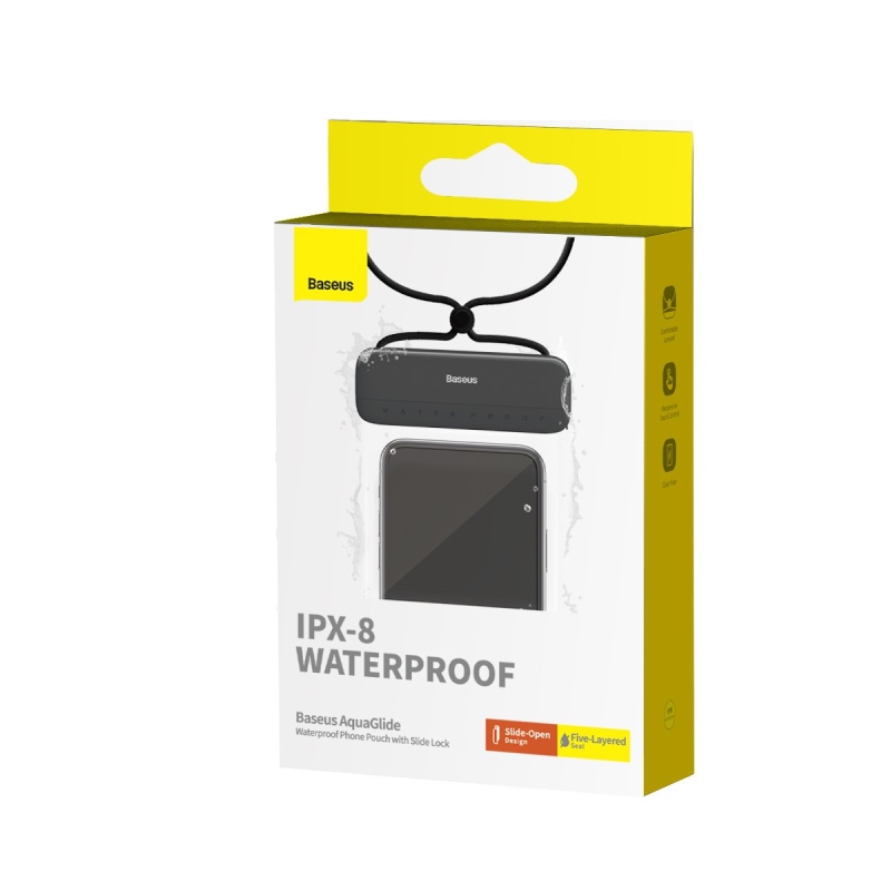 Baseus AquaGlide Vodotesné púzdro Black
