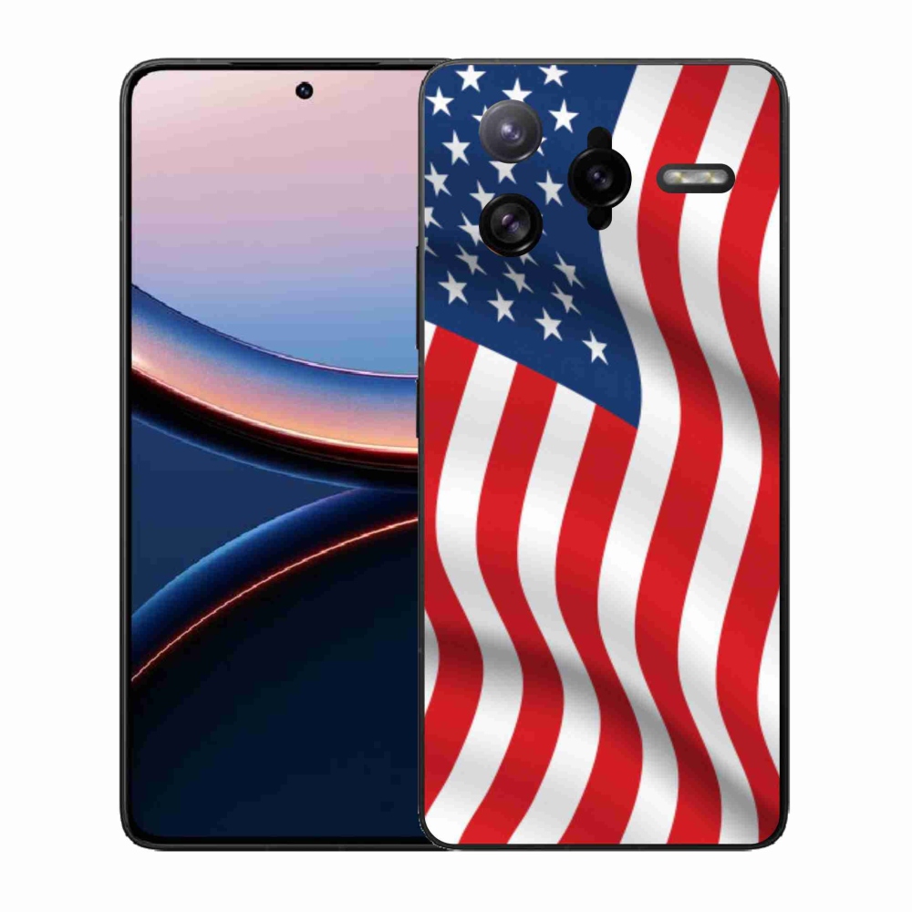 Gélový kryt mmCase na Xiaomi Poco F7 Ultra - USA vlajka