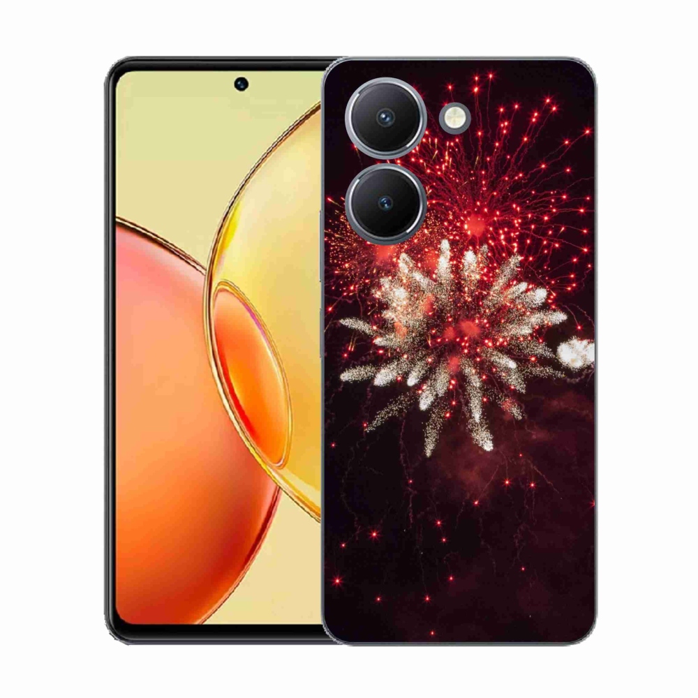 Gélový kryt mmCase na Vivo Y36 - ohňostroj