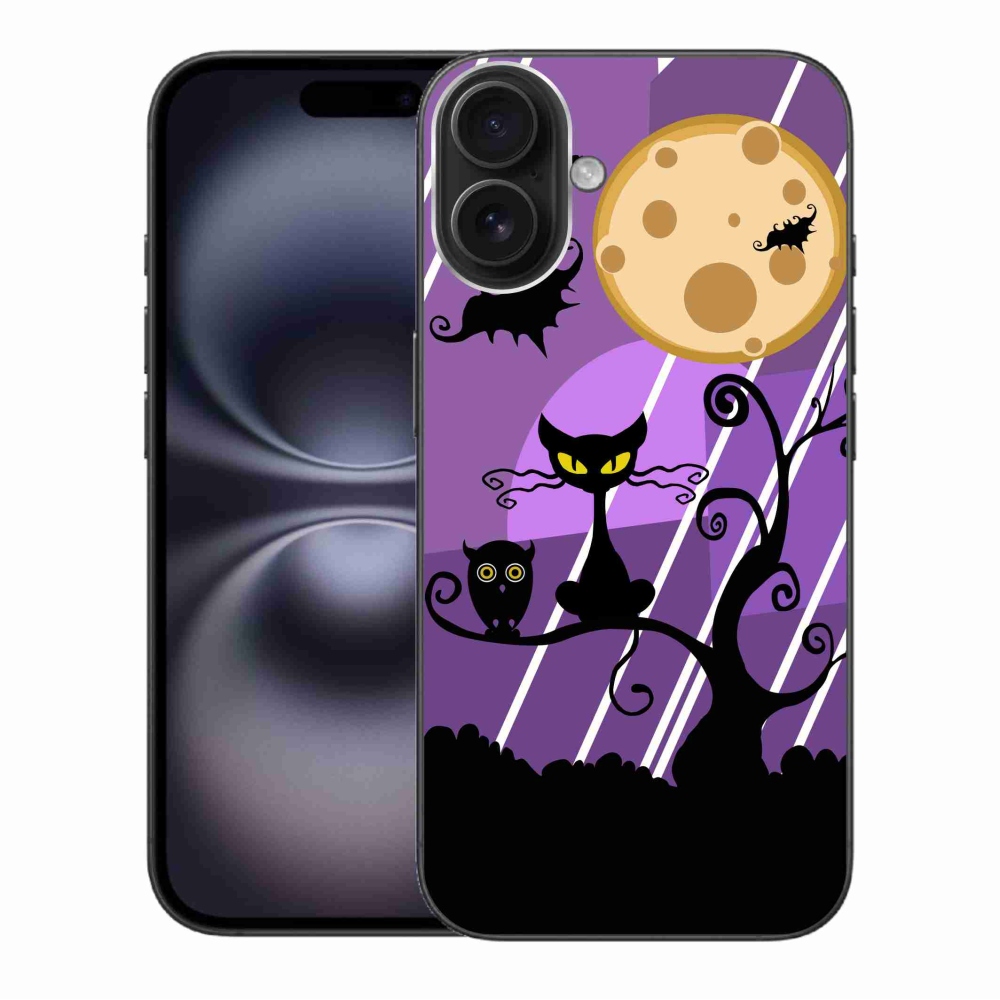 Gélový kryt mmCase na iPhone 16 Plus - halloween