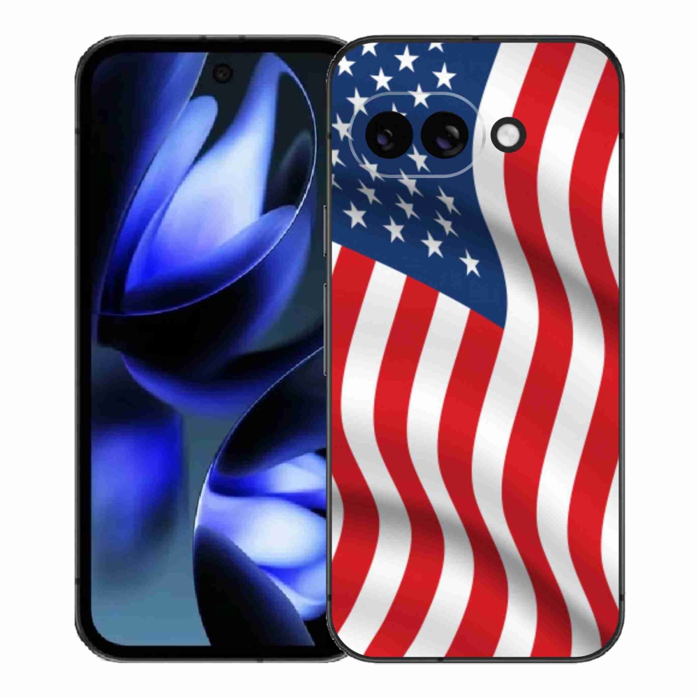 Gélový kryt mmCase na Google Pixel 9a - USA vlajka