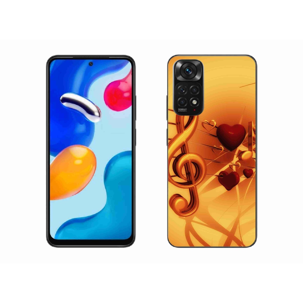 Gélový kryt mmCase na Xiaomi Redmi Note 11 4G - noty