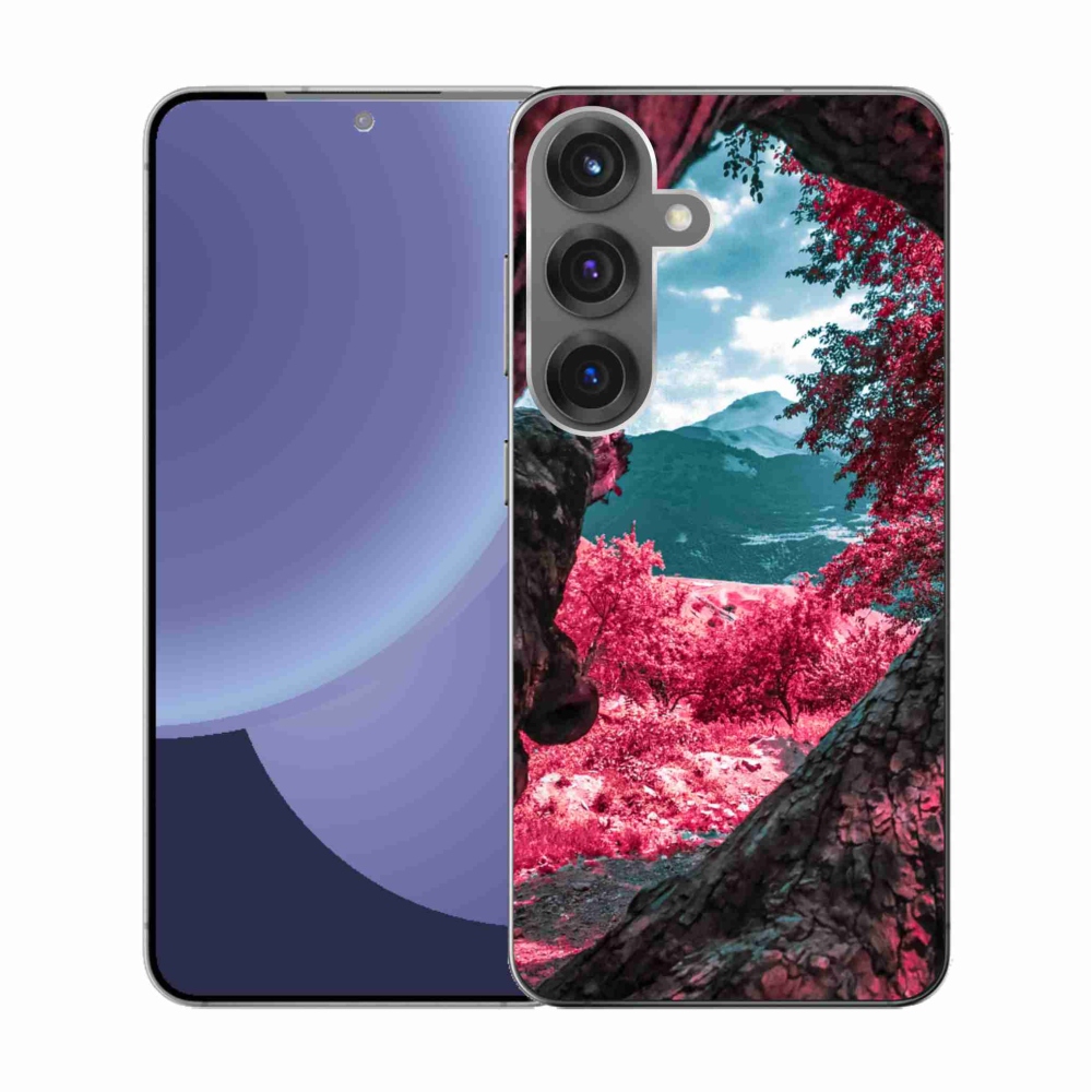Gélový kryt mmCase na Samsung Galaxy S25 - výhľad na hory