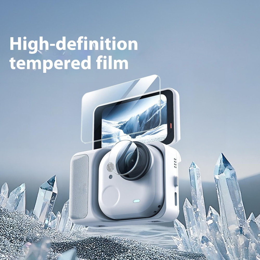 AMAGISN 9H tvrdené sklo na displej a objektív pre Insta360 GO Ultra