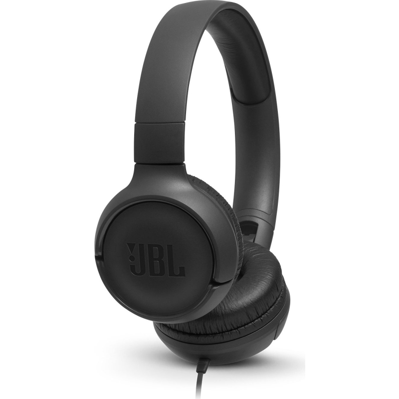Slúchadlá s mikrofónom JBL T500 Tune, čierne