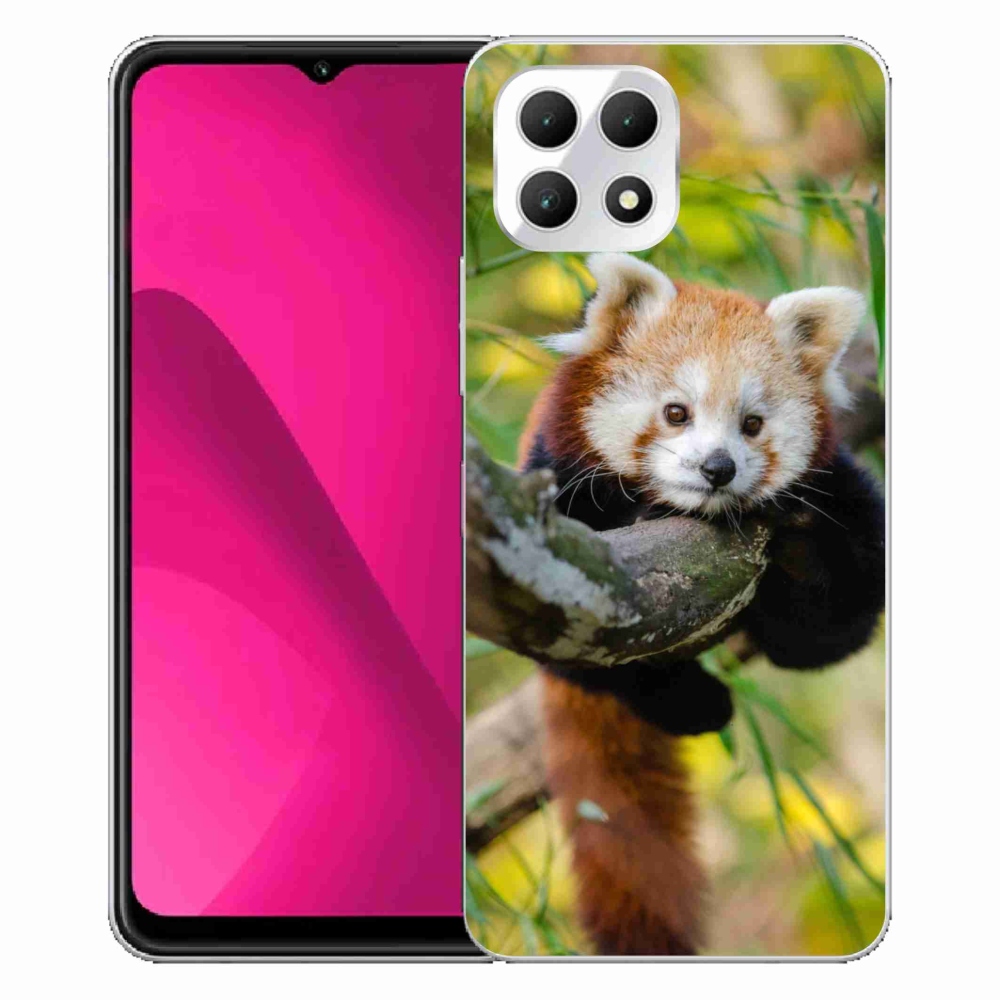 Gélový kryt mmCase na T-Mobile T Phone 2 - panda červená