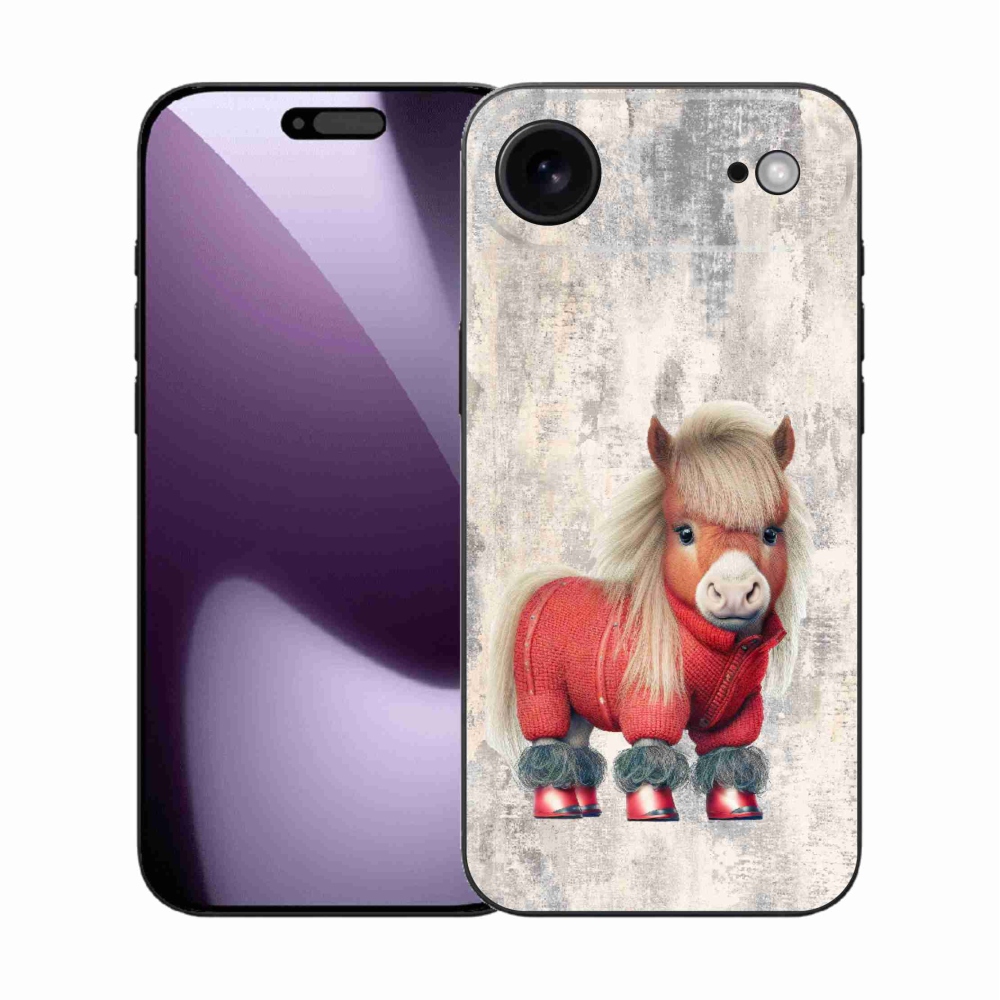 Gélový kryt mmCase na iPhone 17 Air - poník vo svetri