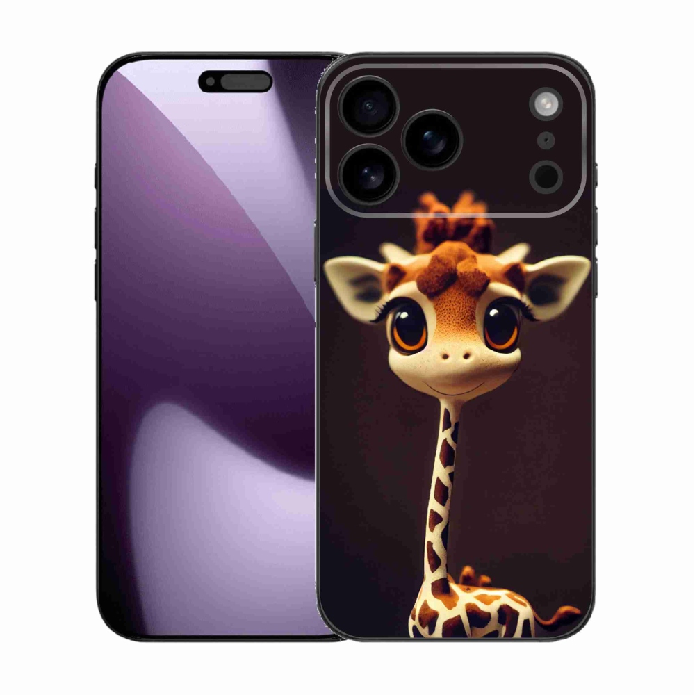 Gélový kryt mmCase na iPhone 17 Pro Max - malá žirafa