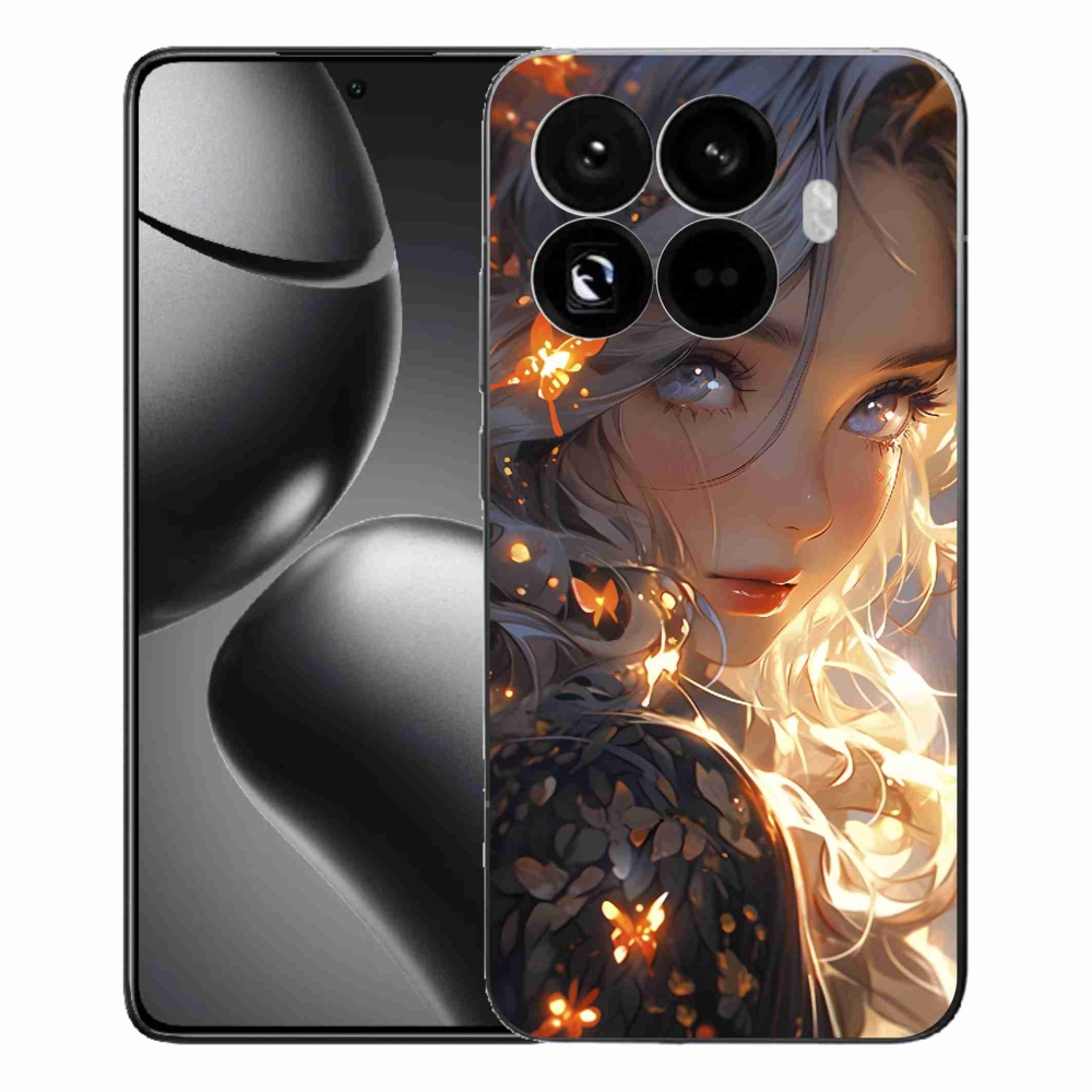 Gélový kryt mmCase na Xiaomi 15T Pro - dievča a motýle
