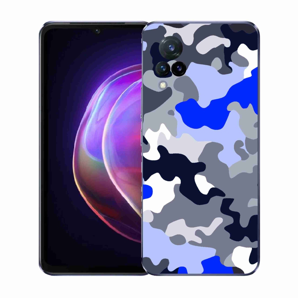 Gélový kryt mmCase na Vivo V21 4G/5G - maskáčový vzor 8