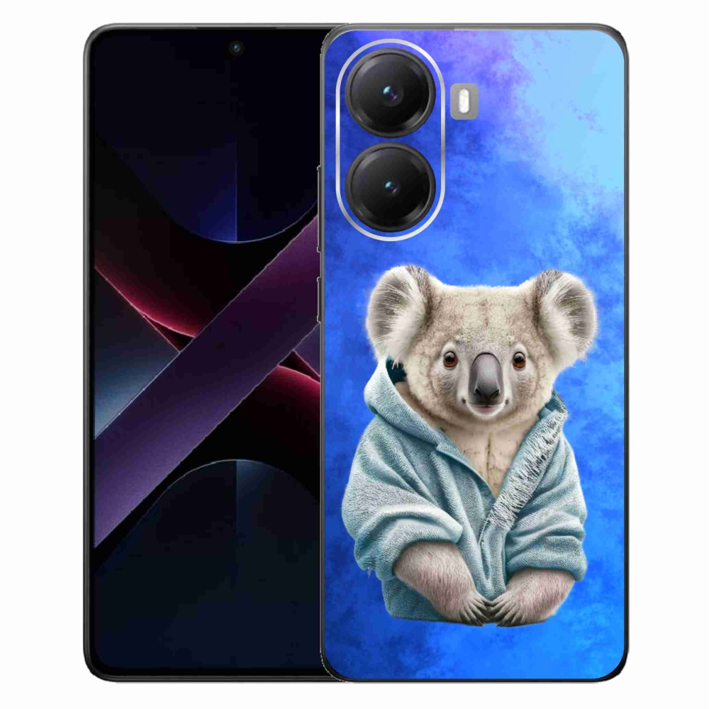 Gélový kryt mmCase na Xiaomi Poco X7 Pro 5G - koala vo svetri