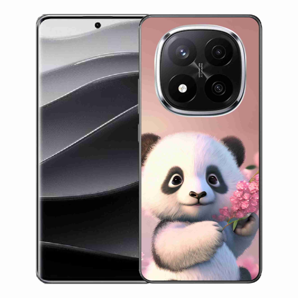 Gélový kryt mmCase na Xiaomi Redmi Note 14 Pro+ 5G - roztomilá panda