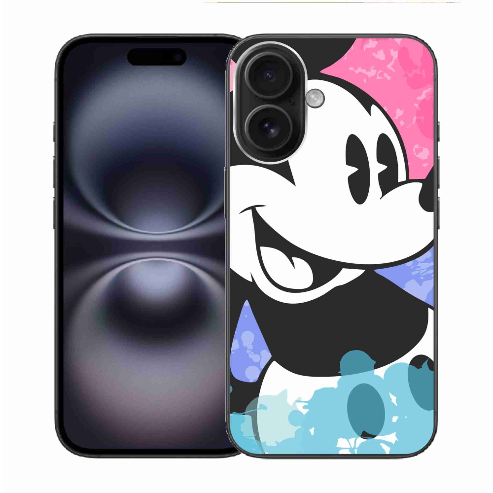 Gélový kryt mmCase na iPhone 16 - mickey mouse