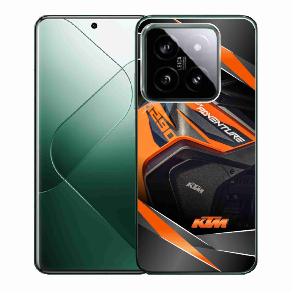 Gélový kryt mmCase na Xiaomi 14 - motorka ktm