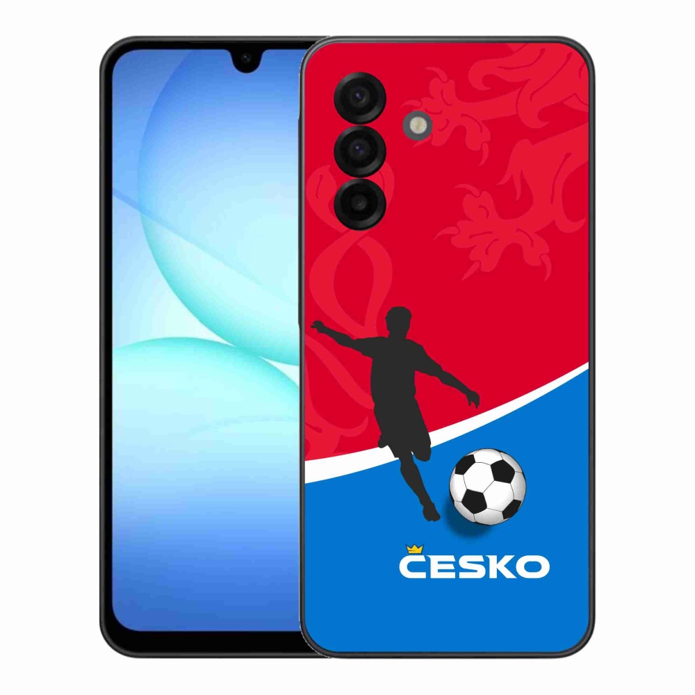 Gélový kryt mmCase na Samsung Galaxy A17 4G/5G - futbal Česko