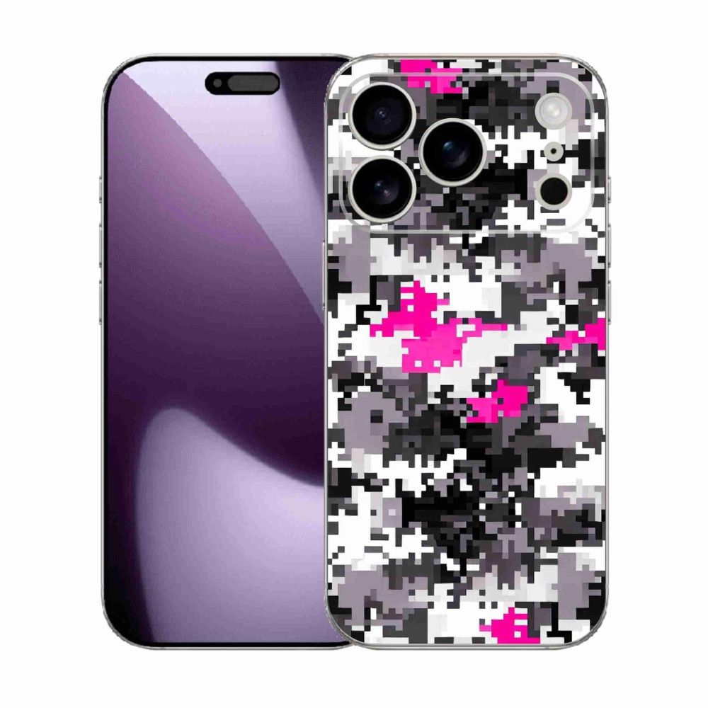 Gélový kryt mmCase na iPhone 17 Pro - maskáčový vzor 4