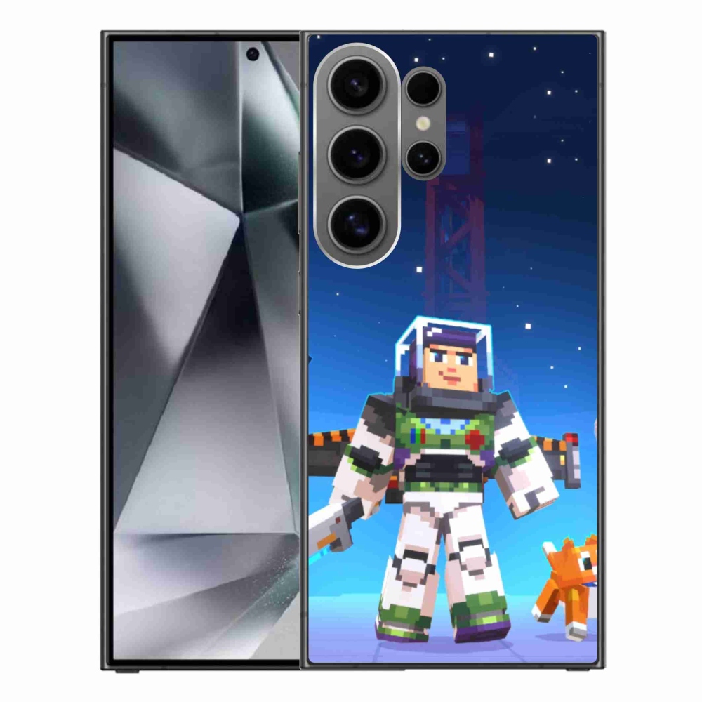 Gélový kryt mmCase na Samsung Galaxy S24 Ultra - minecraft 2