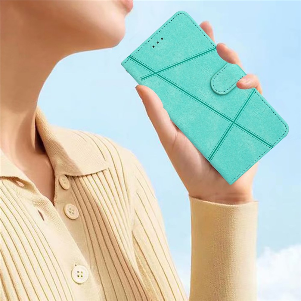 Line knižkové púzdro na Xiaomi 15T Pro - zelené
