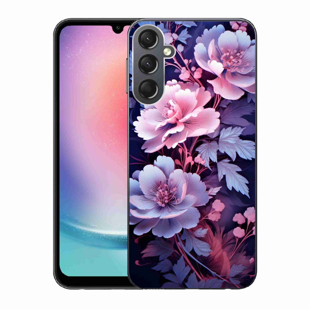 Gélový kryt mmCase na Samsung Galaxy A24 - kvety 11