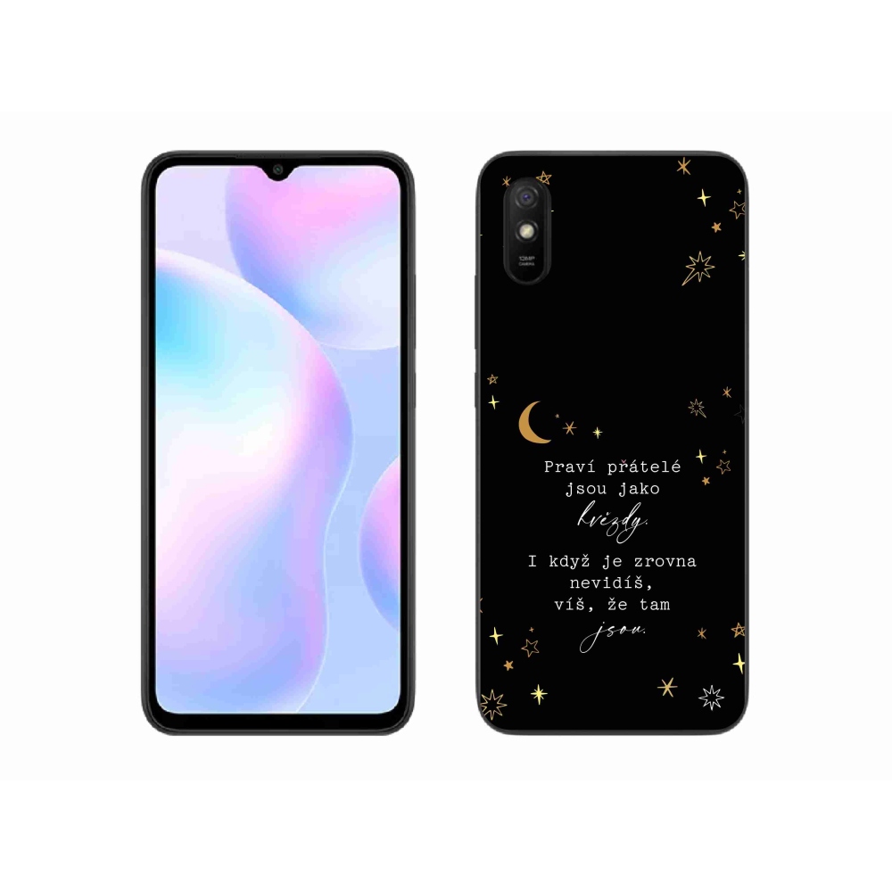 Gélový kryt mmCase na Xiaomi Redmi 9AT - citát 6 čierne pozadie