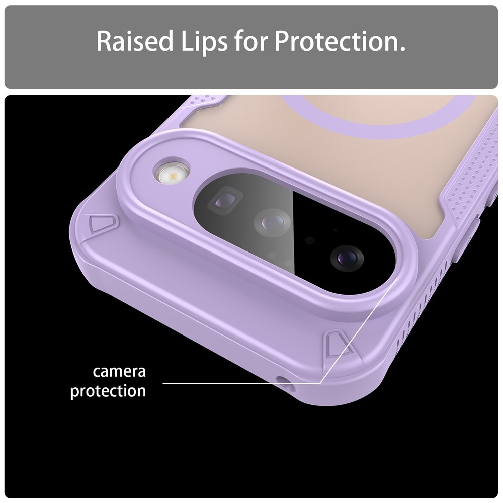 Froste odolný kryt s MagSafe na Google Pixel 10 - fialový