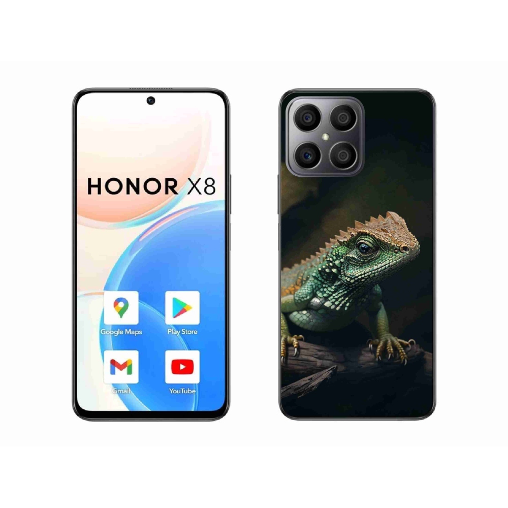 Gélový kryt mmCase na Honor X8 - jašter