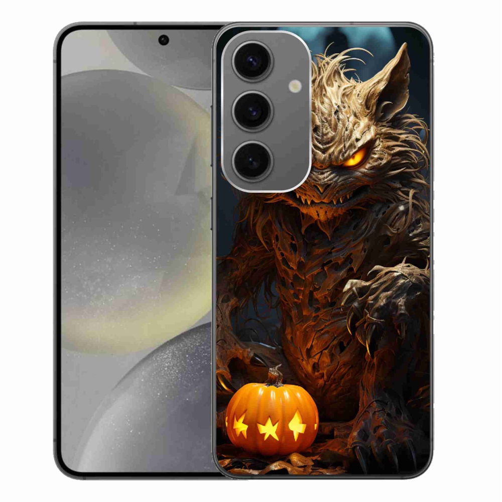 Gélový kryt mmCase na Samsung Galaxy S24+ - halloweenska príšera