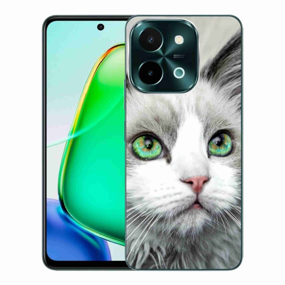 Gélový kryt mmCase na Vivo Y28 - mačacie pohľad