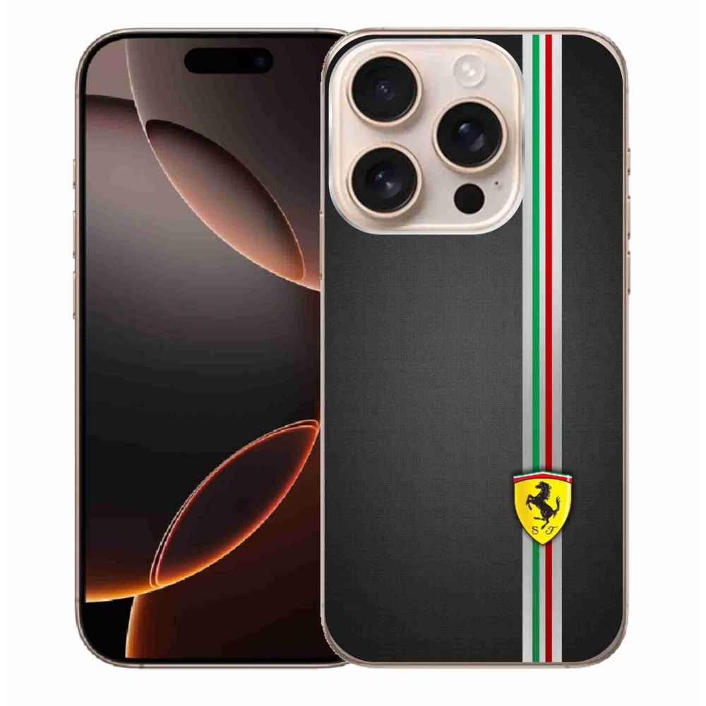 Gélový kryt mmCase na iPhone 16 Pro Max - ferrari 1