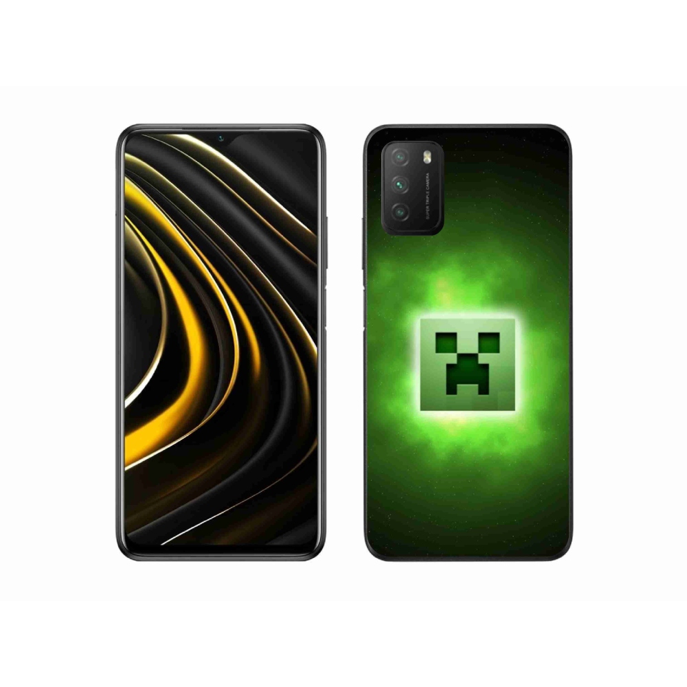 Gélový kryt mmCase na Xiaomi Poco M3 - minecraft