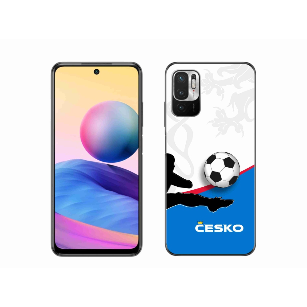 Gélový kryt mmCase na Xiaomi Redmi Note 10 5G - futbal Česko 3