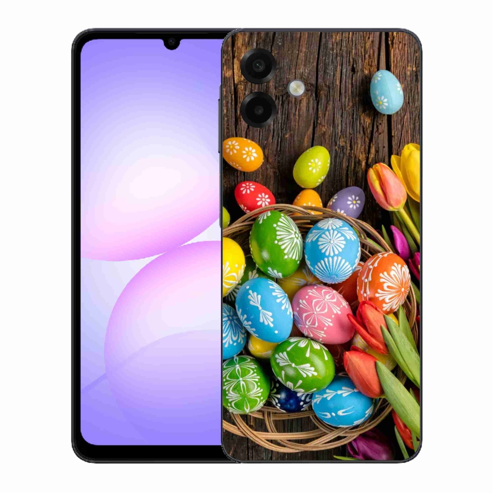 Gélový kryt mmCase na Samsung Galaxy A07 4G - veľkonočné vajíčka