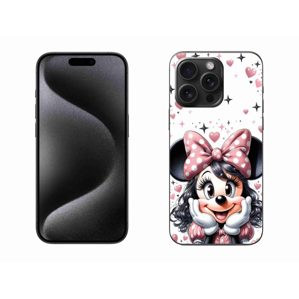 Gélový kryt mmCase na iPhone 15 Pro Max - minnie