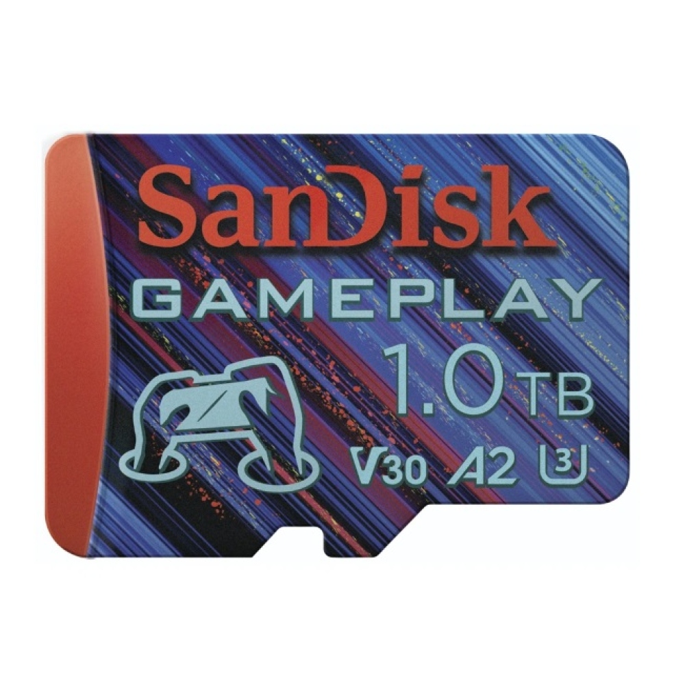 Pamäťová karta SanDisk GamePlay microSDXC UHS-I Card, 1 TB Gaming microSDXC, 190 MB/s (čítanie), 130 MB/s (zápis)