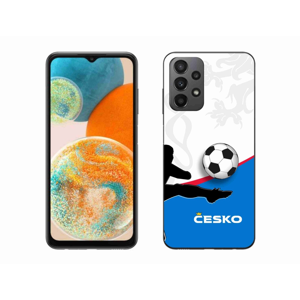 Gélový kryt mmCase na Samsung Galaxy A23 4G/5G - futbal Česko 3