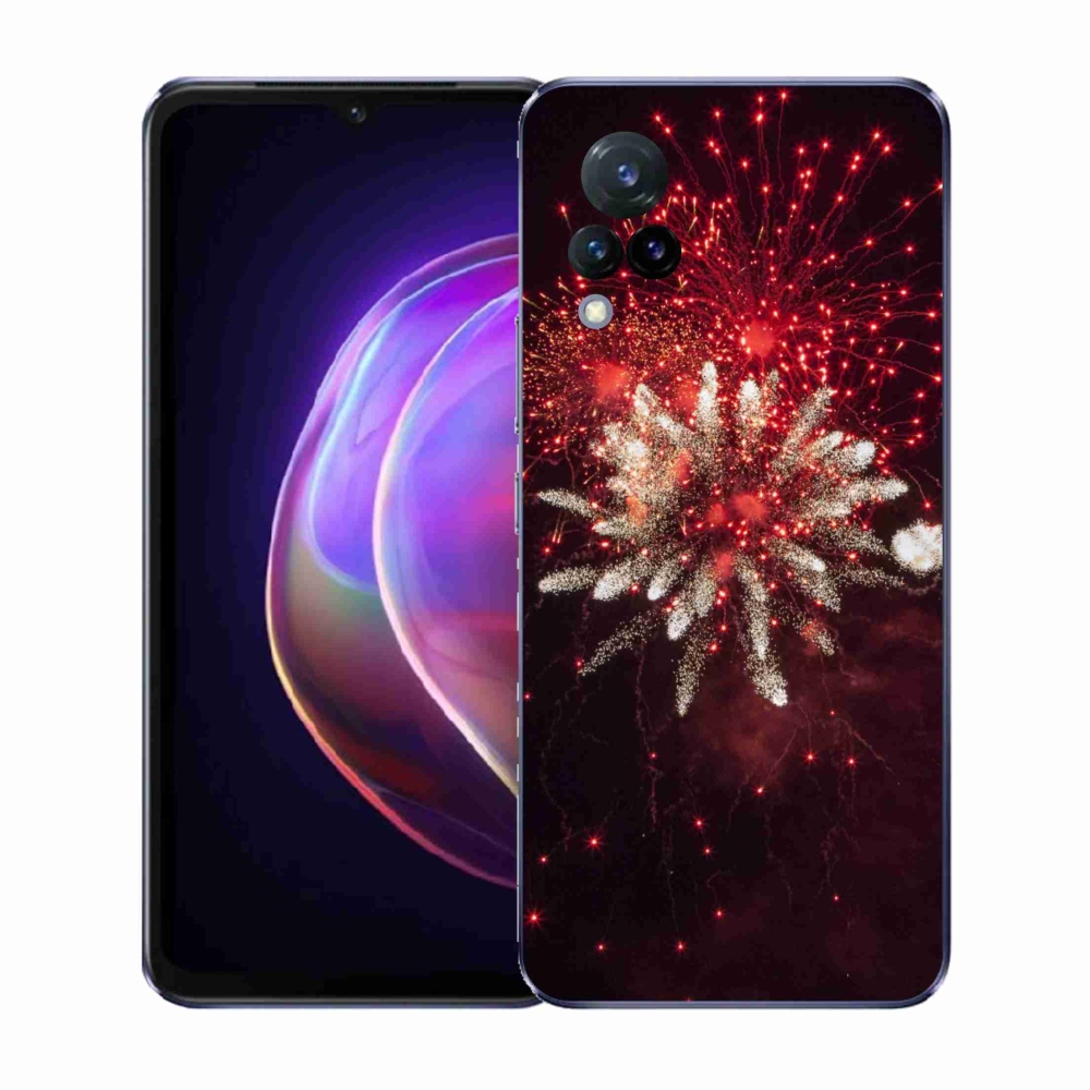 Gélový kryt mmCase na Vivo V21 4G/5G - ohňostroj
