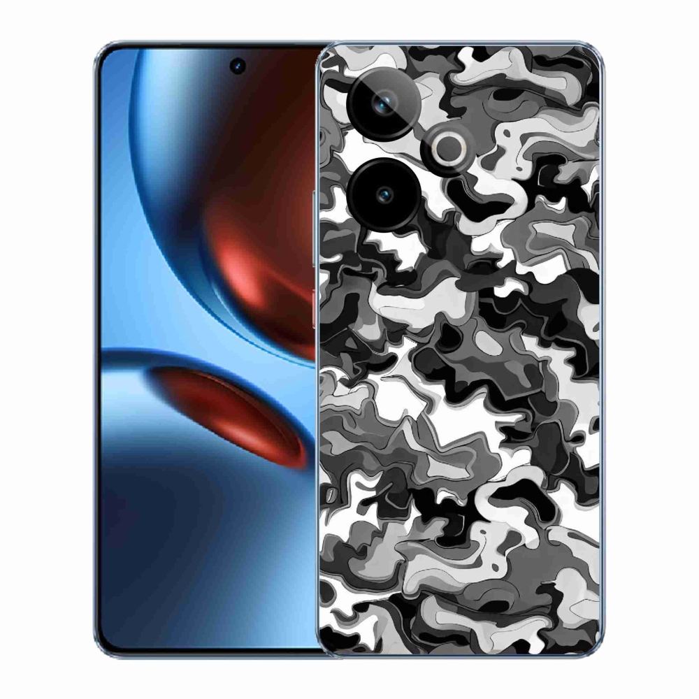 Gélový kryt mmCase na Realme GT 7 5G/GT 7T 5G - maskáčový vzor 3