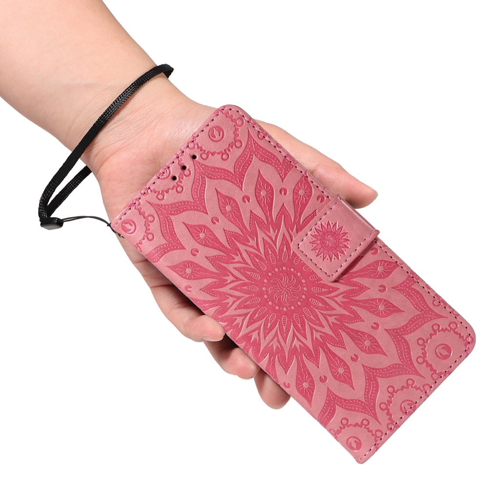 Sunflower knižkové púzdro na Xiaomi Redmi 15C 4G/5G (173mm) - ružové