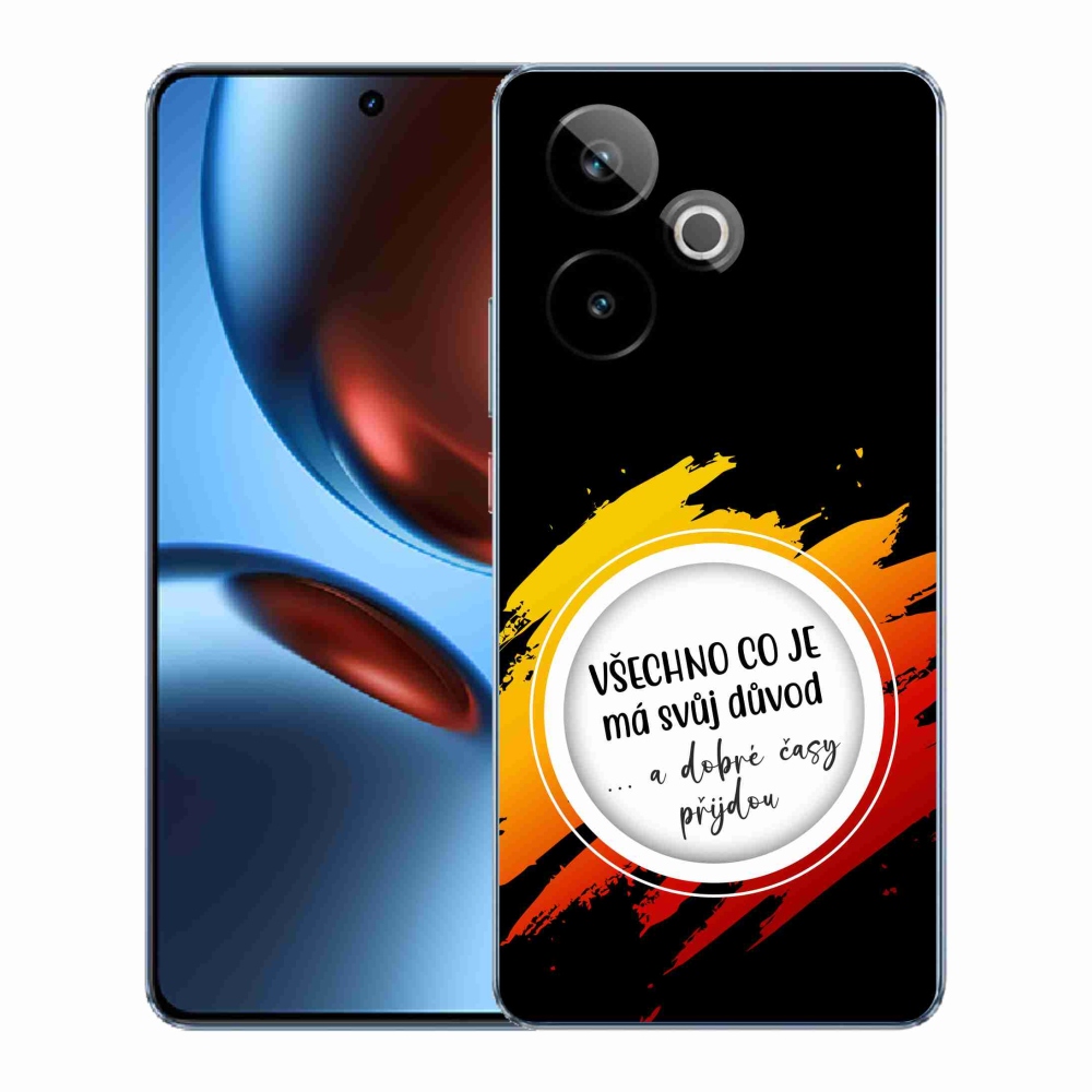 Gélový kryt mmCase na Realme GT 7 5G/GT 7T 5G - citát 3 čierne pozadie