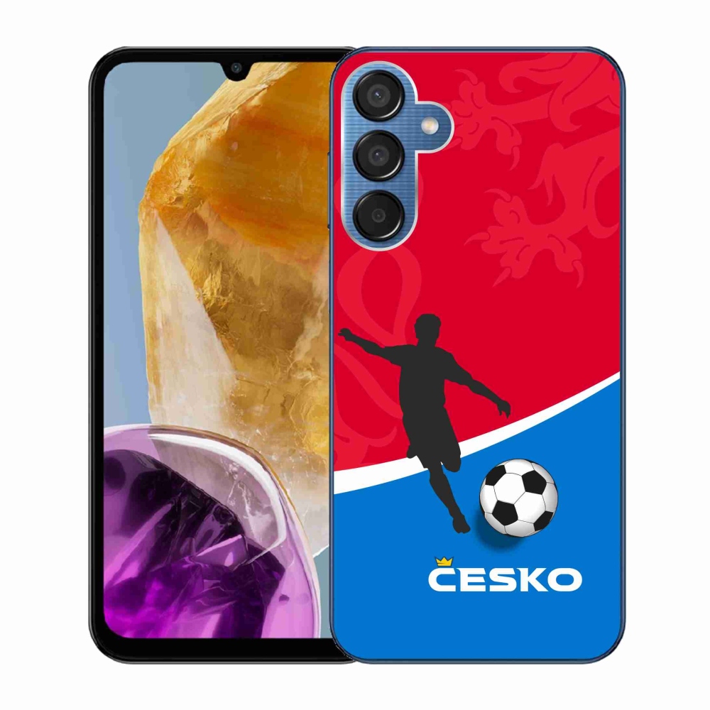 Gélový kryt mmCase na Samsung Galaxy M15 5G - futbal Česko