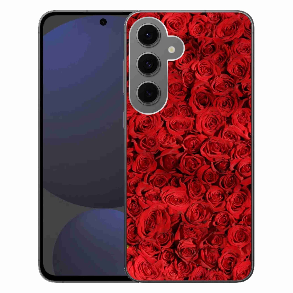 Gélový kryt mmCase na Samsung Galaxy S24 FE - ruža