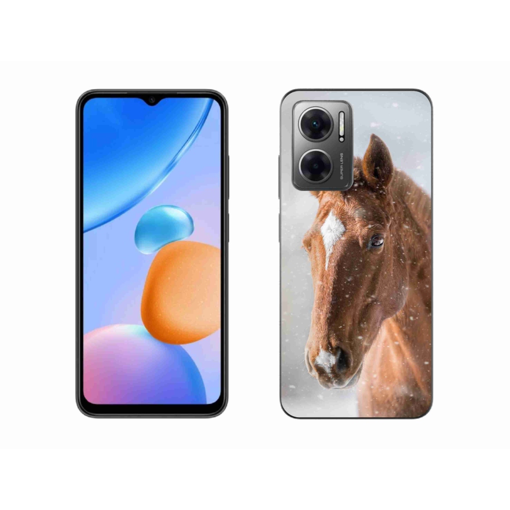 Gélový kryt mmCase na Xiaomi Redmi 10 5G - hnedý kôň 2