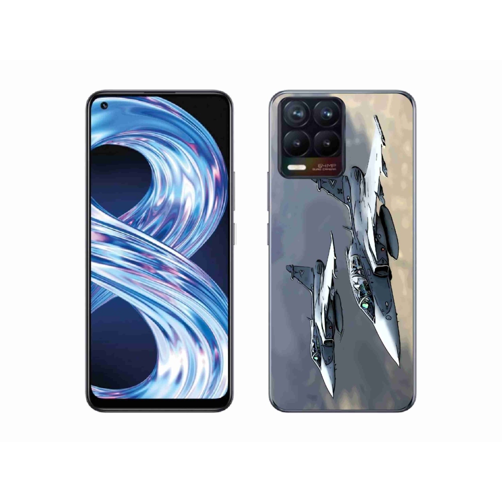 Gélový kryt mmCase na Realme 8 Pro - stíhačky