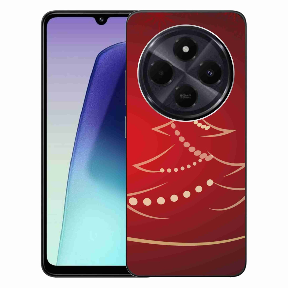 Gélový kryt mmCase na Xiaomi Redmi 14C/Poco C75 - kreslený vianočný stromček
